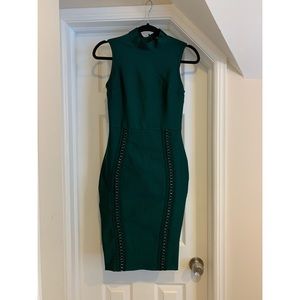 High Neck Bandage Dress